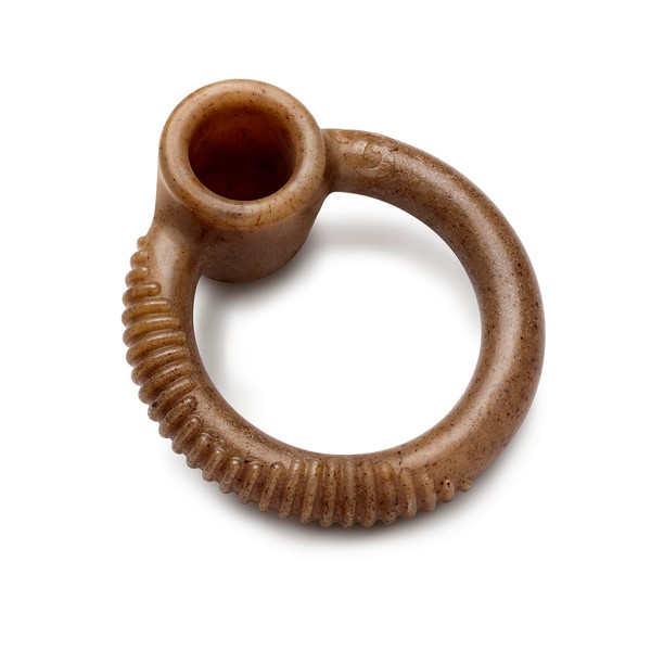 Benebone Ring Durable Dog Chew Toy for Aggressive Chewers, Real