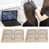 10pcs Scalp Tattoo Practice Skin Double Sides Pre Print Scalp