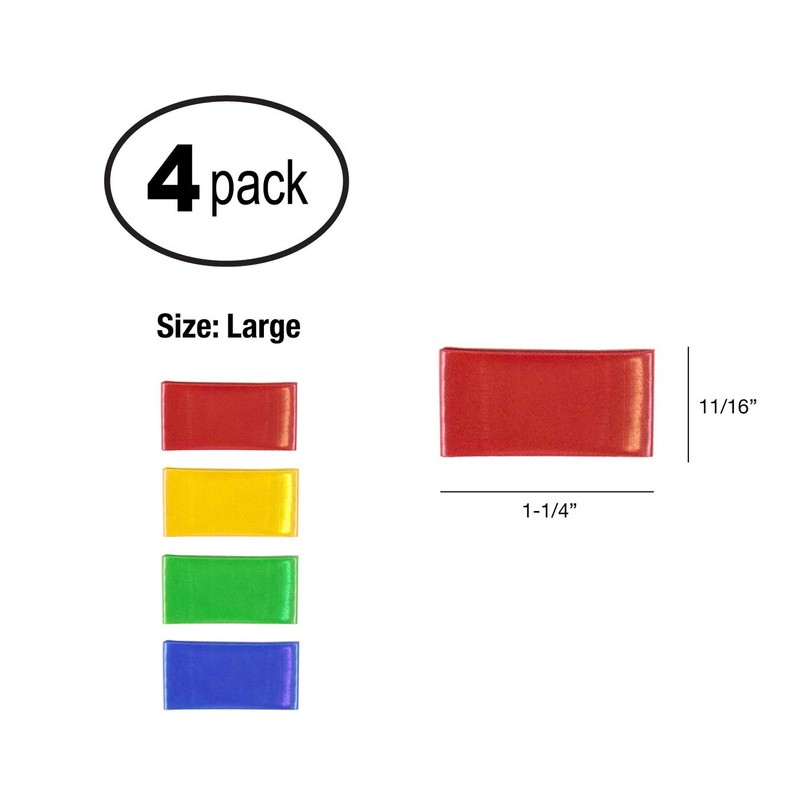 Lucky Line Colorful Key Bands - Key Identifiers Large 4