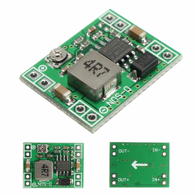 Fasizi 5PCS MP1584EN ultra Small DC-DC 3A power Step-Down Adjustable