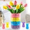 Labrostar Easter Decorations Easter Decor 15pcs Artificial Tulips with 48pcs
