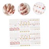 Vaguelly 2sets 6 Sheets Bunny Nail Art Stickers Cute Rabbit