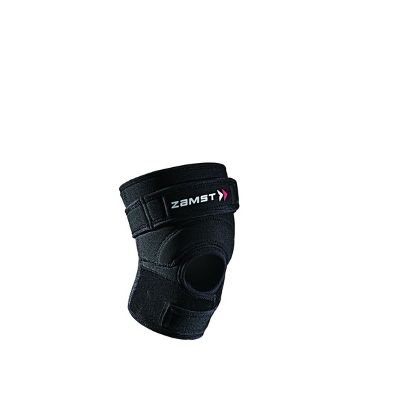 Zamst JK-2 Knee Support - Optimised Patella Tendon Bandage - Compression Bandage Knee - for Basketball, Volleyball, Football, Jumping Sports - Unique Patella Pad and Quad Strap