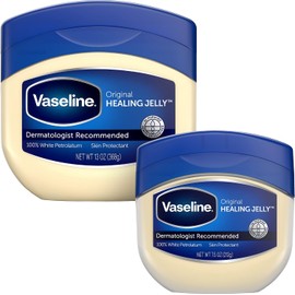 Vaseline- Vaselina, recomendada por dermatólogos, original, 100% vaselina blanca, humectante profundo, alivio