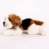 Teddys Rothenburg Cuddly Toy Dog Beagle Lying Down 30 cm