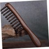 TOVINANNA Wooden Wide Tooth Hair Comb for Curls Natural Sandalwood