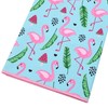 SHABIER Golf Towel with Flamingos Design Golf Microfiber Waffle Pattern
