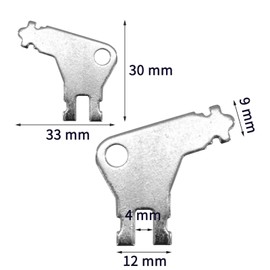 Paper Towel Dispenser Key, 5Pcs Universal Dispenser Key for GP Towel Dispensers and Toilet Paper Dispensers