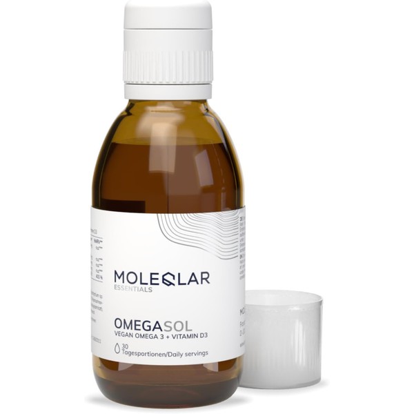 MoleQlar OmegaSOL Oil - Vegan Omega 3 and Vitamin D