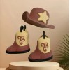Decoración Pastel De Vaquero Del Oeste Para Fiesta Cumpleaño Rdffcoo