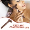 Minkissy 's Facial Roller Wooden Eye Care Manual Massage Tool