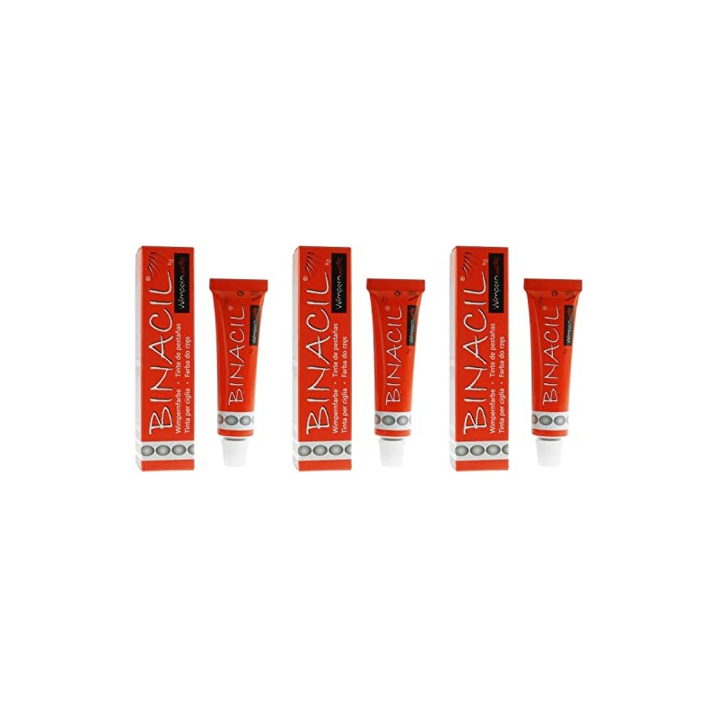 Wimpernwelle BINACIL Eyelash Colour Light Black 3 x 15 g