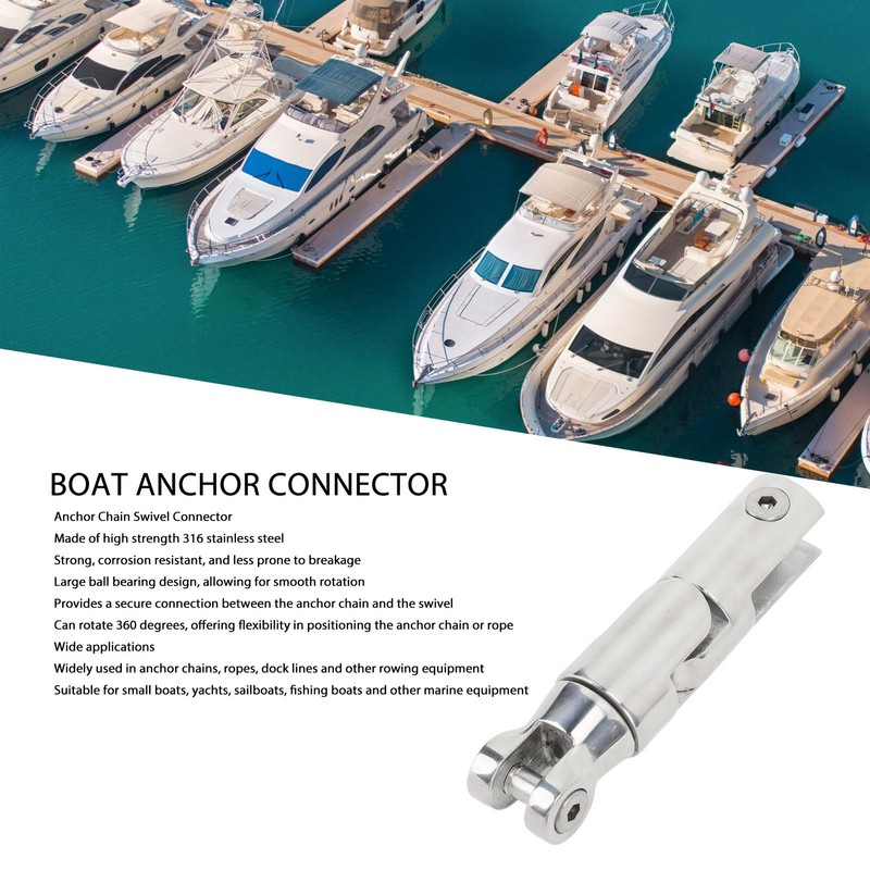 Boat Anchor Swivel Heavy Duty 316 Stainless Steel 360 Degree