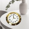 Colcolo Round Clock Insert Clock Face with Arabic Numerals Fit
