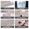 10 Sheets Subway Tile Peel and Stick Backsplash,12”×12”Pink Self Adhesive