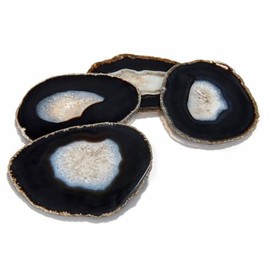 Anna New York Pedra Coasters: Midnight Set of 4