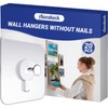 Picture Hangers Without Nails, Nail Free Wall Hangers,20 Counts Adhesive