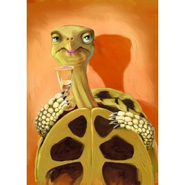 Inkognito Postcard | Occasion: ''animal'', motif: "Marla – For the good" | Artist: Karoline Kehr | Item number: 45408 | by Berliner Verlag