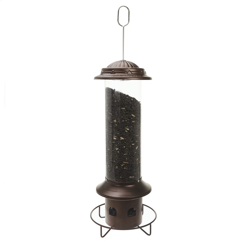 Squirrel-X X5 Bird Feeder, Discourages Squirrels 6 Spring Loaded Perches,