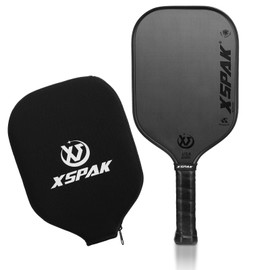 2024 XS XSPAK USAPA Carbon Fiber Pickleball Paddle - World Champion Surface Technology Options Pickleball Racket - Tournament Edition - Polypropylene Honeycomb Paddle with Cushion Comfort Grip