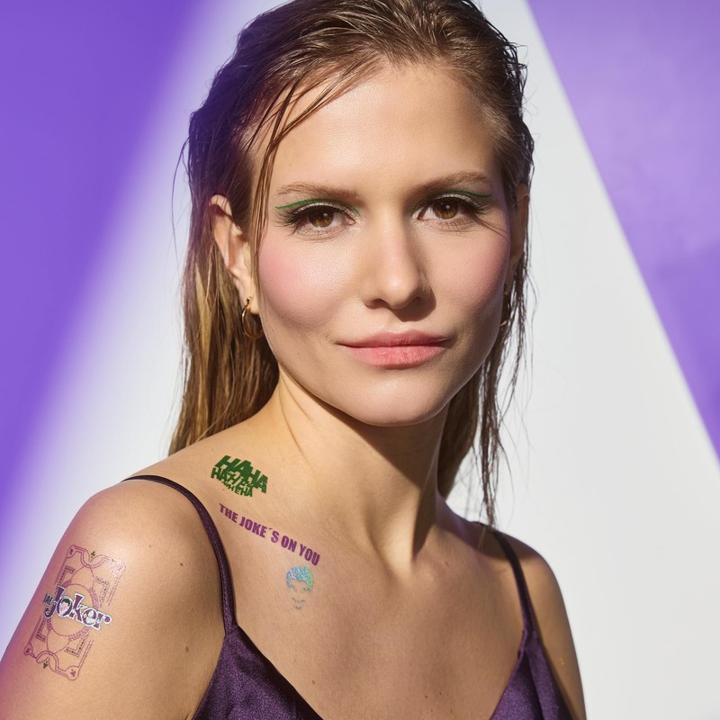 Catrice The Joker Body Tattoos, Colour-Intensive, Holographic, Metallic, Acetone-Free, Vegan,