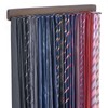 Mkono Tie Rack Wall Mounted Belt Hanger Holder Rustic Wood