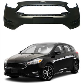 LABLT Front Bumper Cover Replacement for Focus S Se Sel Titanium 2015 2016 2017 2018 with Tow Hook Hole 191275298770