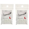 ELSTYLE Lip Point Tips, White, Pack of 100 (50 x