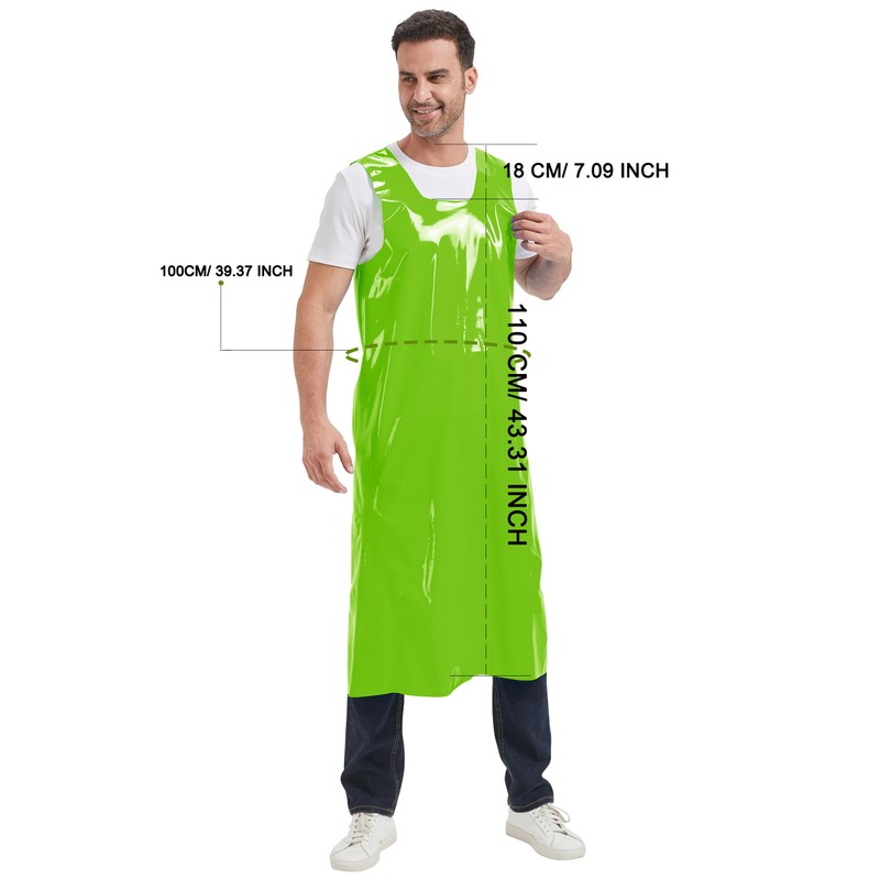 Nanxson Unisex Waterproof Apron Lightweight TPU Work Coat Work Apron