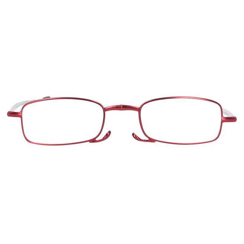 Elderly Foldable Reading Glasses Stainless Steel Blue Light Blocking Presbyopic