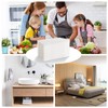 Clickinline Countertop Paper Towel Dispenser,Clear Guest Towel Napkin Holder, Suitable