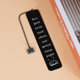 Smutty Bookmarks for Women Smutty Book Lover Gifts for Women Book Lovers Bookworm Bookish Nerd Reading List Bookmark Be a Good Little Book Whore Bookmark Christmas Birthday Book Club Gifts