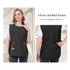 Nanxson Waterproof Cobbler Apron for Women with Pockets Barber Smock