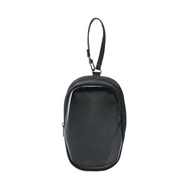 Muji NDG13A3A Hanging Collection Pouch, Black, Approx. 4.3 x 6.3 x 2.8 inches (110 x 160 x 70 mm)