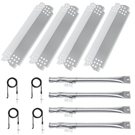 Grill Replacement for Nexgrill 4 Burner - Grill Parts for 720-0830H, 720-0830D, 720-0783E, 720-0830A Gas Grill, Grill Burner, Heat Plates Ignitors Kit,4 Packs