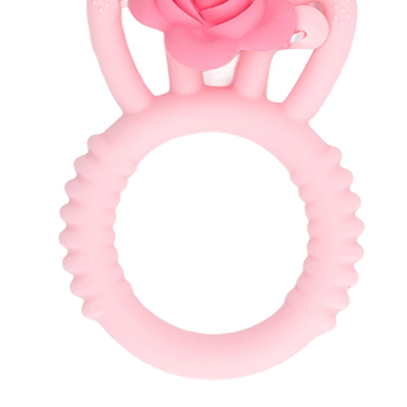 Teething Necklace Gum Massage Silicone Baby Teether Cute Bright Color