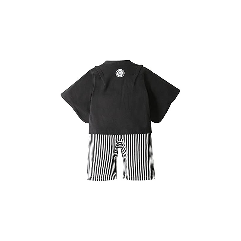 SZCQ Baby Boy Kimono Romper Suit Japanese Costumes Infant Cotton
