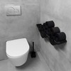 Black Toilet Paper 3-Ply 6 Rolls pack 140 Premium Quality