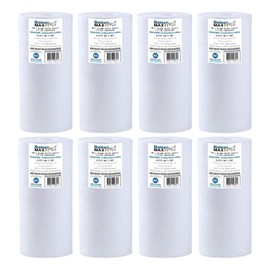8-Pack of Baleen Filters 10" x 4.5" 5 Micron Depth Sediment Filter Cartridge Replacement for HDX SDC-45-1005, Watts FPMB-BB5-978, Pentek DGD-5005