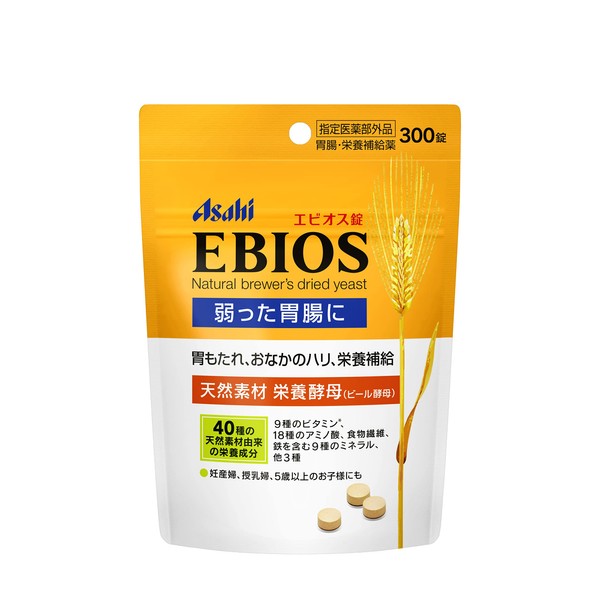 Ebios Tablets 300 Tablets [Designated Quasi-drug] Gastrointestinal and Nutrient Supplement