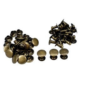 Family Tool (Family Tool) One Side kasime Large (Head Diameter 9 mm Set of X Foot Length 8 mm) Antique Gold 30 Pairs 56219