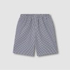 JAJU Seersucker Check 5-Length Lounge Pants_Light Navy