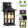 Motion Sensor Outdoor Light Fixture, Dusk to Dawn Porch Light