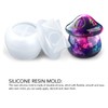 Silicone Resin Mold Mushroom Reusable DIY Elastic Jars Silicone Mold