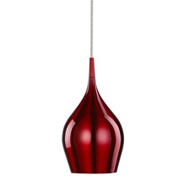 6461-12RE Red Vibrant Metal Ceiling Pendant Light