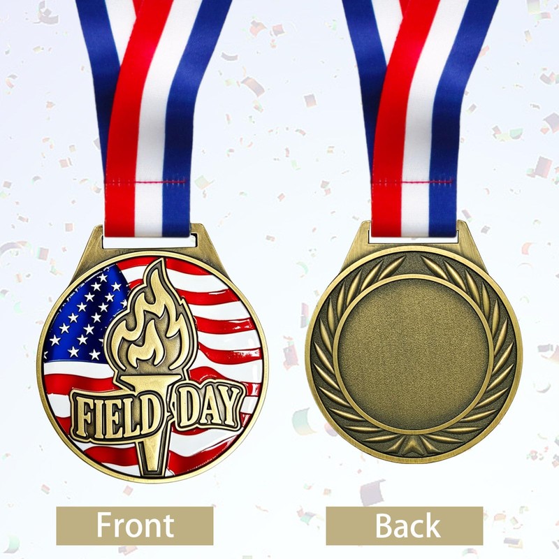 YUJUE Field Day Medals for Awards Gold Sliver Bronze Winner