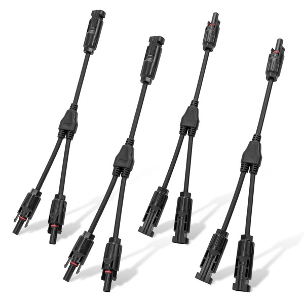 ECO-WORTHY ECO-WORTHY 2 Pair Solar Connectors 30A Y Branch Parallel