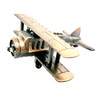 Metal Die Cast Bronze Airplane Miniature Pencil Sharpener - Bi-plane