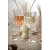 Lorren Home Trends Opera White Wine Glass, Set of 6