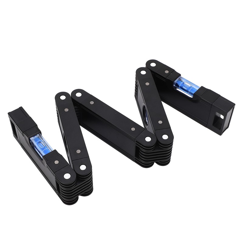 Folding Level Ruler Aluminum Alloy 4 Bubble Multifunction Multi Angle